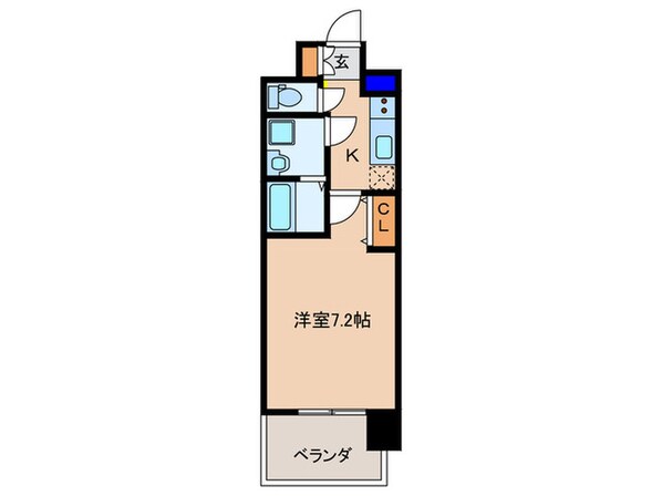 ﾚｼﾞｭｰﾙｱｯｼｭ桜宮ﾘﾊﾞｰｺｰﾄ(104)の物件間取画像